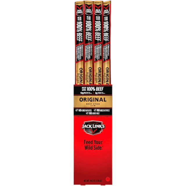 Jack Links Original Beef Sticks 144ct (24 Per Case/6 Cases)
