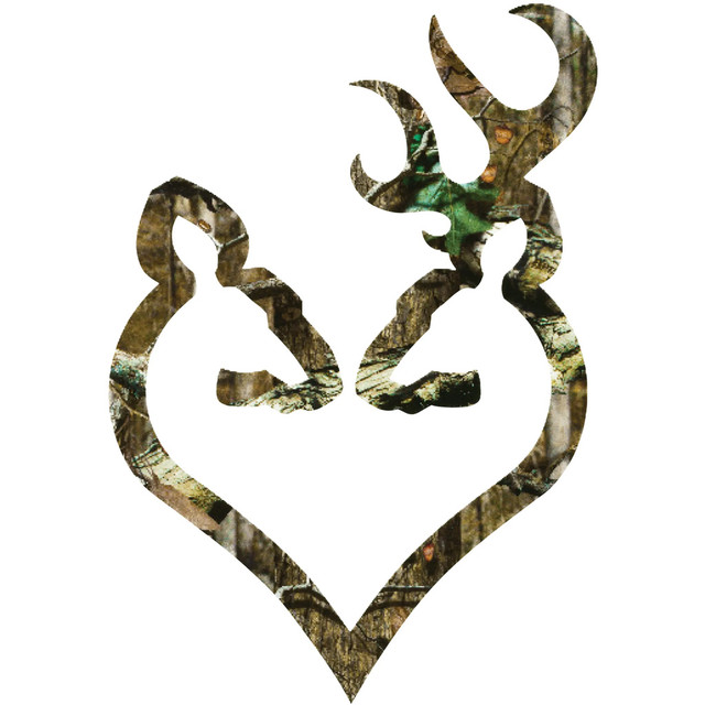 Browning Buck Heart Decal Camo