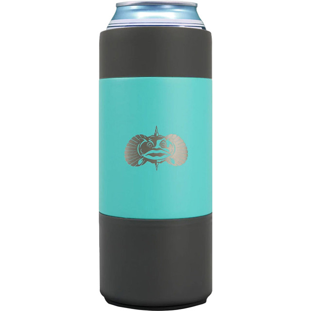 Toadfish Non-tipping Slim Can Cooler Teal