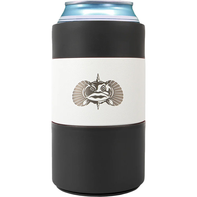Toadfish Non-tipping Can Cooler White W/adapter
