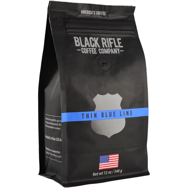 Black Rifle Thin Blue Line Coffee Ground 12oz