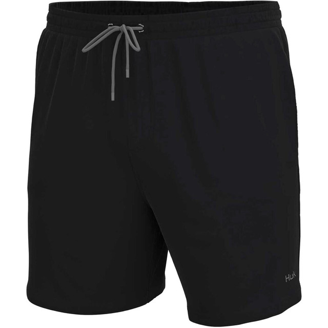 Huk Pursuit Volley Short Black