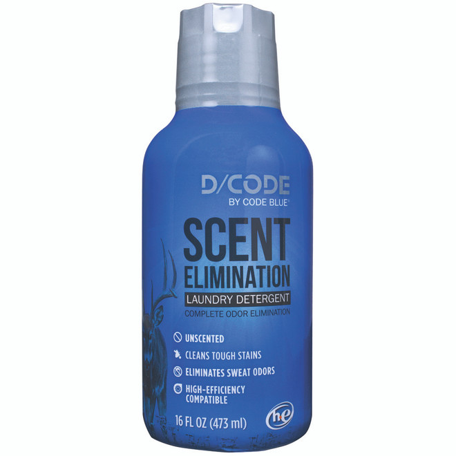 Code Blue D-code Odor Eliminator Laundry Detergent 16 Oz.