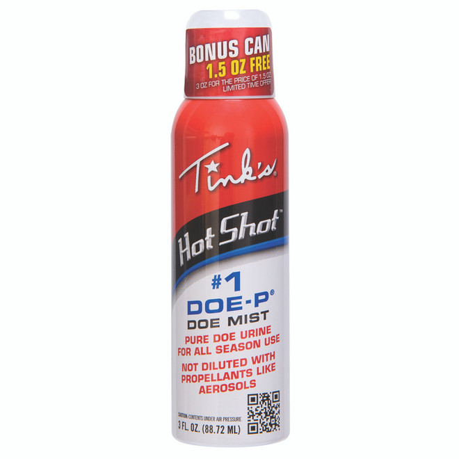 Tinks Hot Shot #1 Doe-p Non-estrous Mist 3 Oz.