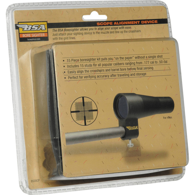 Bsa Optics Bore Sight Kit Pistol/rifle W/ Arbors & Soft Case