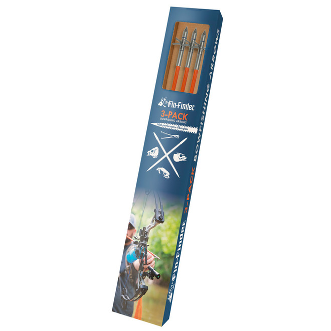 Fin Finder Raider Pro Bowfishing Arrow W/ Slide Kraken 3 Barb 3