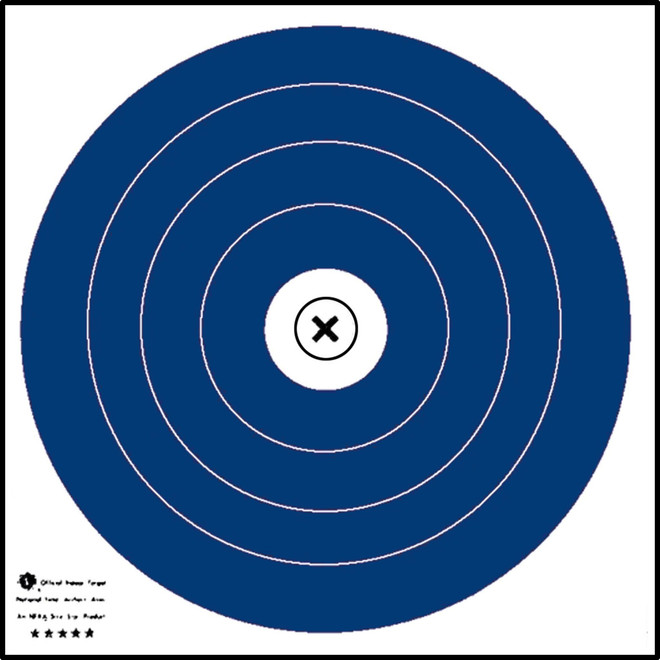 Maple Leaf Nfaa Indoor Target 40cm Target 25 Pk.
