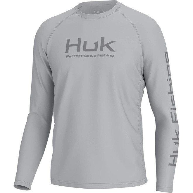Huk Vented Pursuit Long Sleeve Harbor Mist