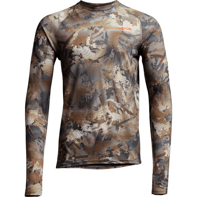 Sitka Core Merino 120 Ls Crew Timber