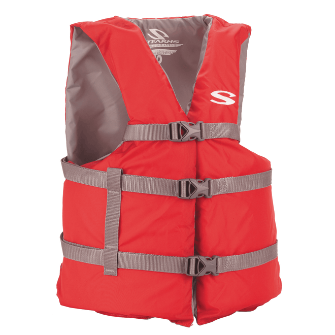 Stearns Adult Life Vest Red
