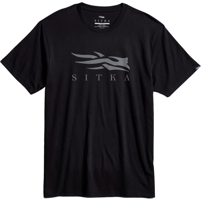Sitka Icon Tee Black Charcoal