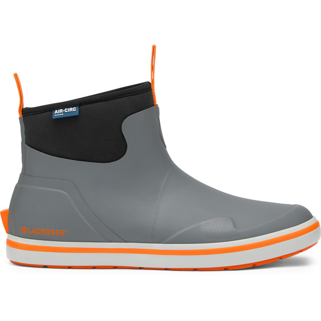 Lacrosse Men's Alpha Deck Boot Gray/orange