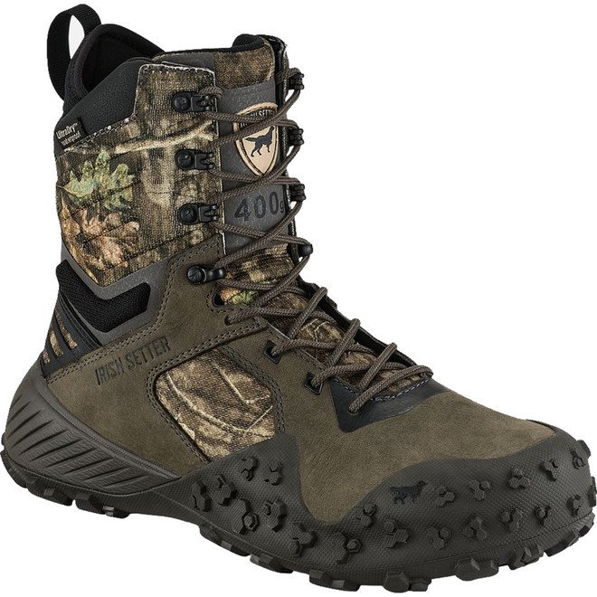 Irish Setter Vaprtrek Boot Leather/mossy Oak 8in 400 Gram