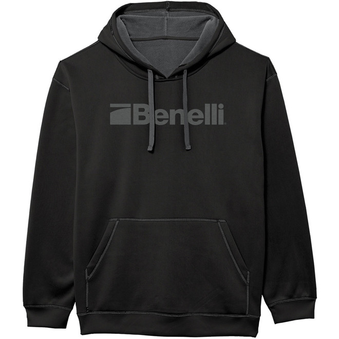 Benelli Heavyweight Fleece Lined Hoodie Black