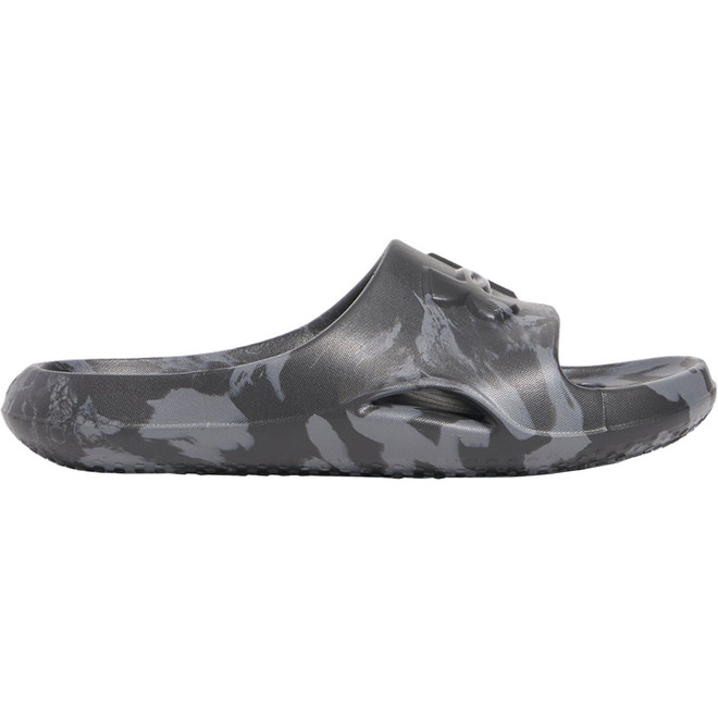 Men's Ua Locker V Camo Slides Black-castlerock-black
