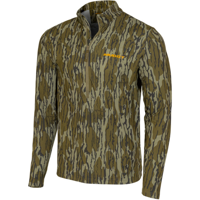 Muddy Trx Lightweight Quarter Zip Mossy Oak Bottomland