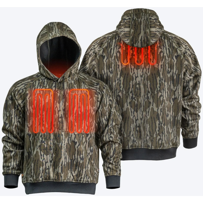 Mobile Warming Blx Mossy Oak Mens Heated Pullover