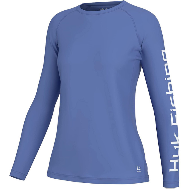 Huk Womens Pursuit Long Sleeve Wedgewood