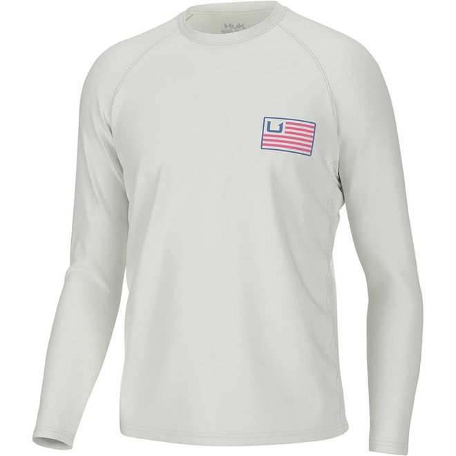 Huk And Bars Pursuit Long Sleeve White