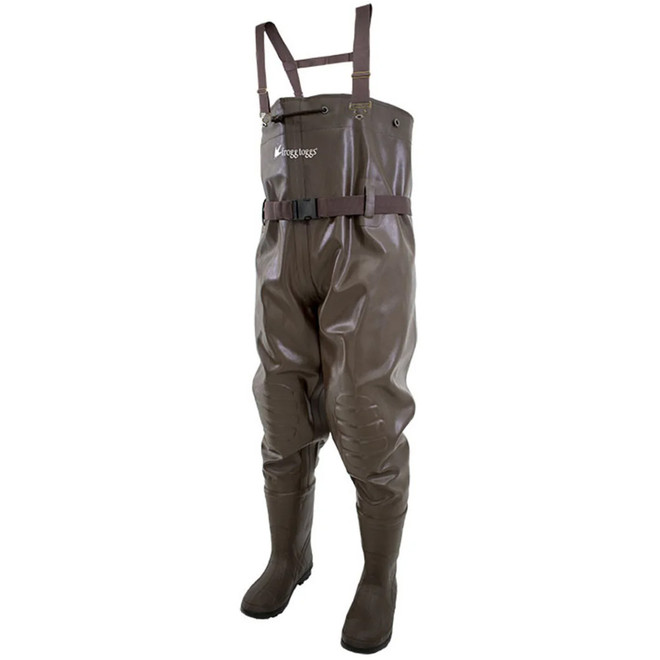 Frogg Toggs Cascade Elite Chest Wader Brown Lug Sole Size 9