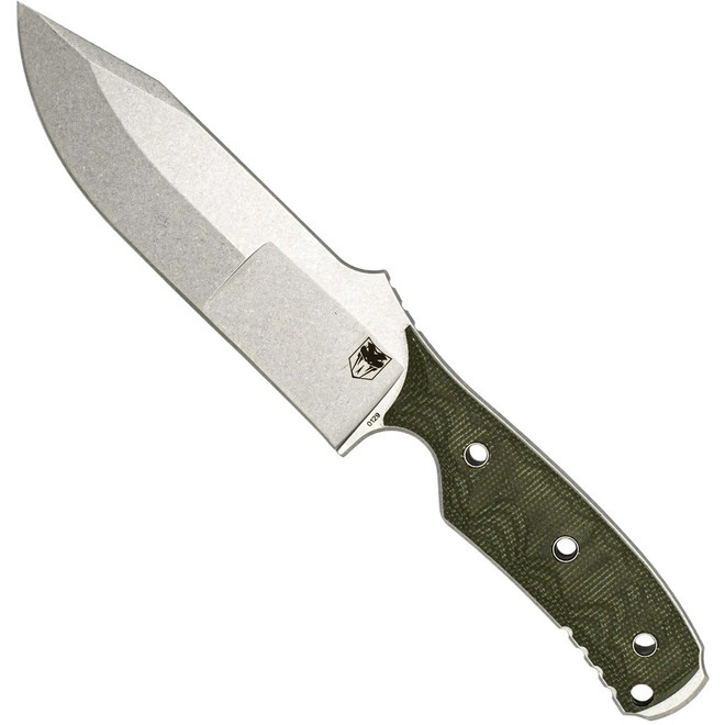 Cobratec Recondo Fixed Blade Knife Fixed Blade Od Green/satin Stonewash