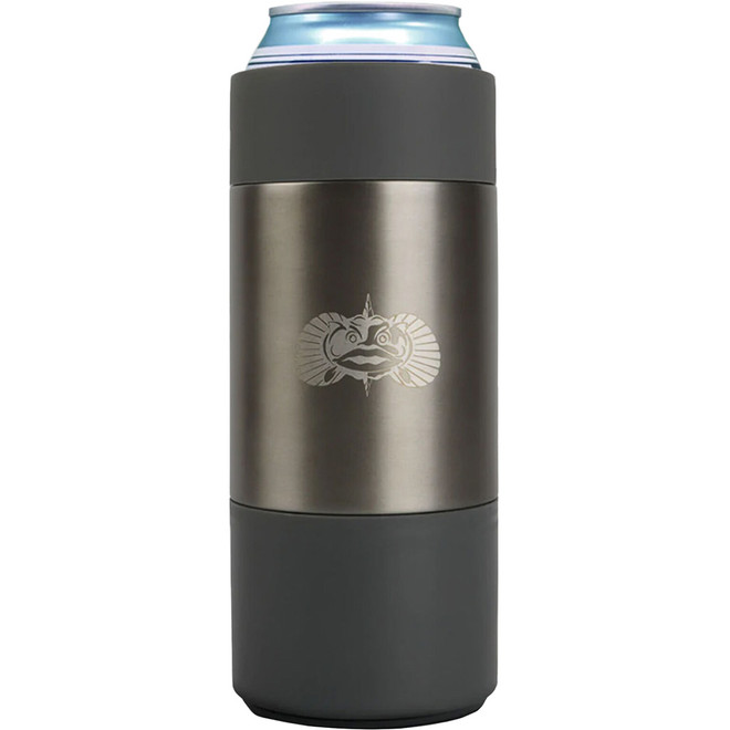 Toadfish Non-tipping Slim Can Cooler Graphite