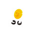 October Mountain String Love 2.0 Kisser Button Orange 1 Pk.
