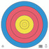 Maple Leaf Target Face Fita 5-ring 80 Cm.