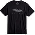 Sitka Icon Tee Black Charcoal