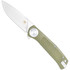 Cobratec Edc Scout Grivory Button Lock Knife Folding Blade Od Green