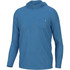 Huk Waypoint Hoodie Azure Blue