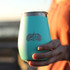 Toadfish Non-tipping Wine Tumbler Teal 10 Oz.