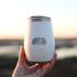 Toadfish Non-tipping Wine Tumbler White 10 Oz.