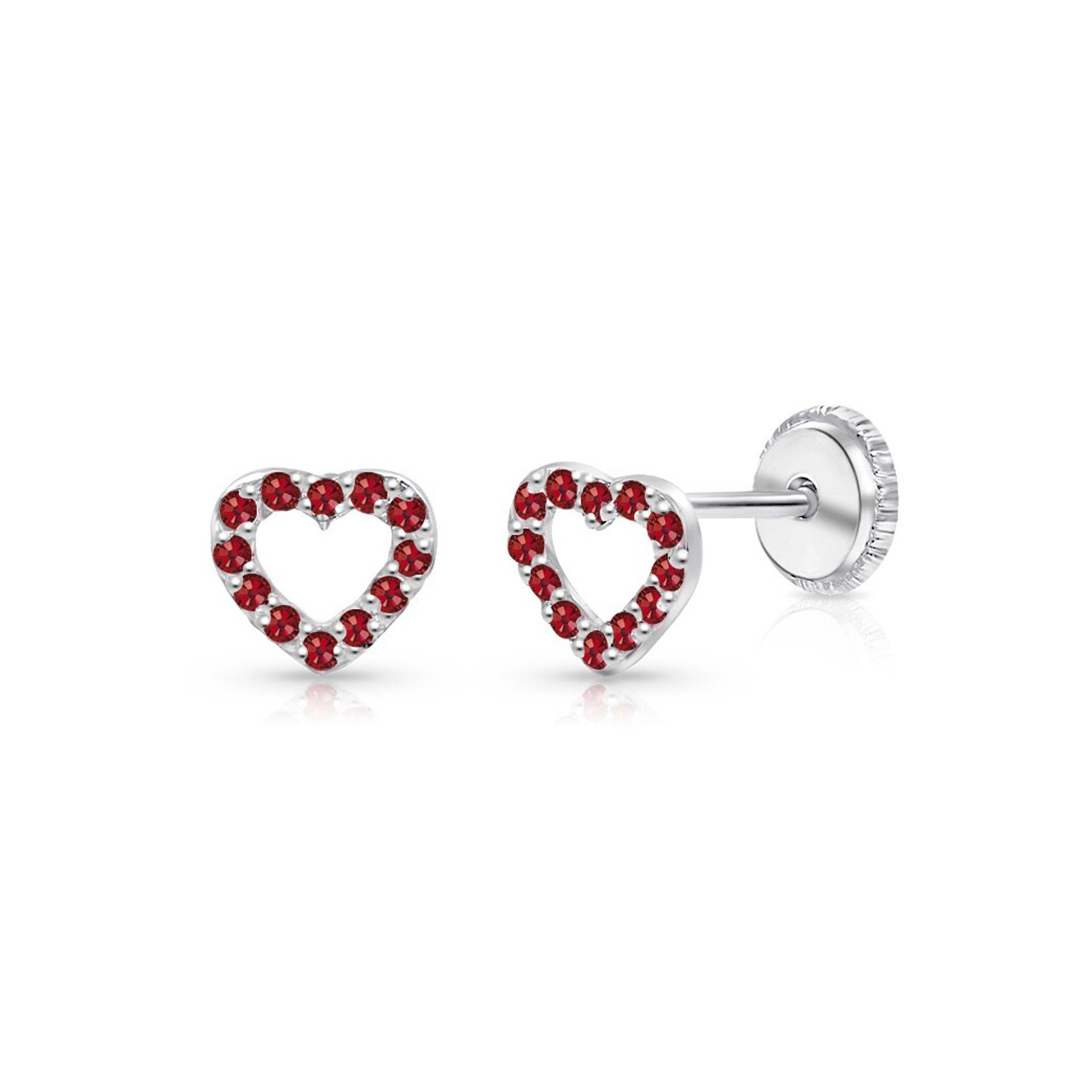 Garnet Earrings : January Birthstone - Danique Jewelry