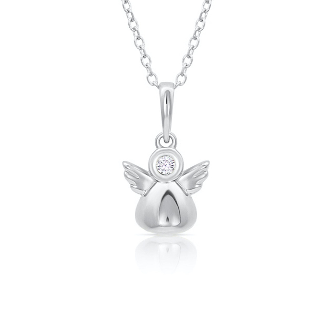 Sterling Silver Guardian Angel Pendant – Brereton Showcase Jewellers