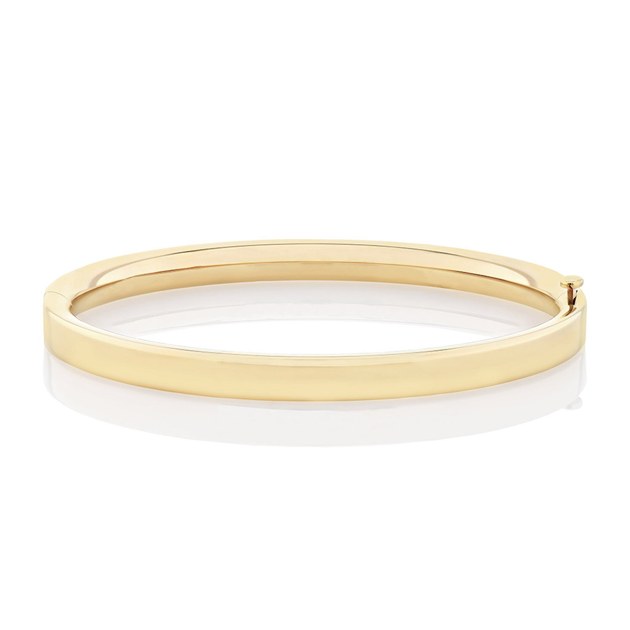 Buy 14K Yellow Gold 3 MM Baby Bangle Bracelet 6.5 Inches 5 Grams for  Kids/babies Online in India - Etsy