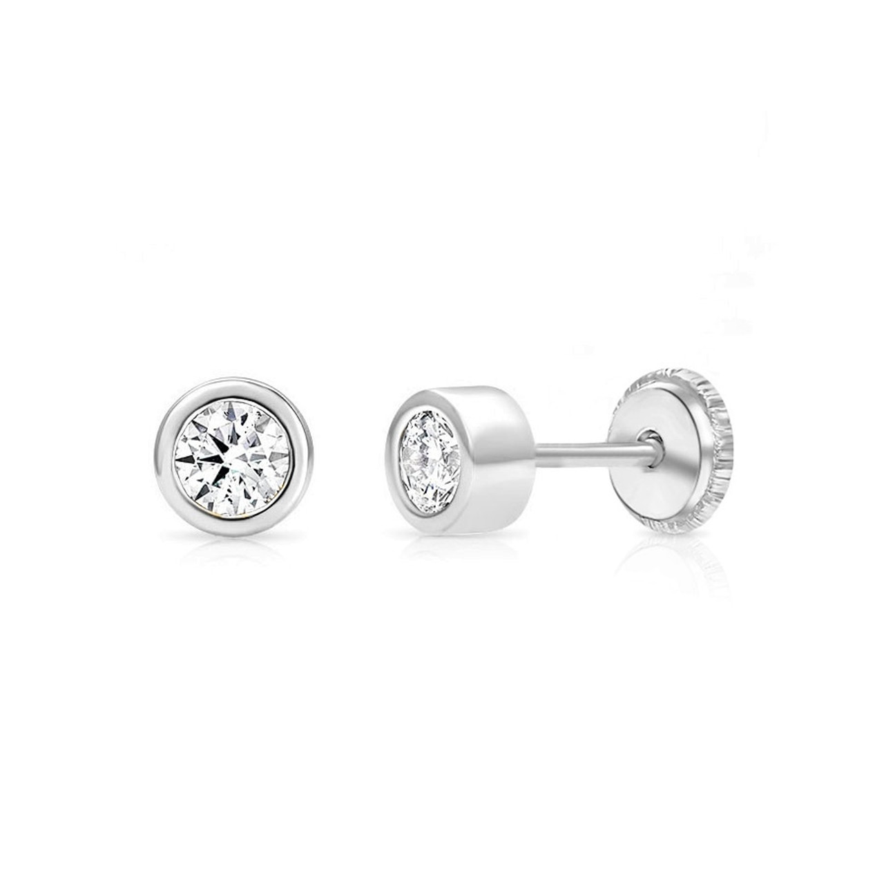 newborn diamond earrings