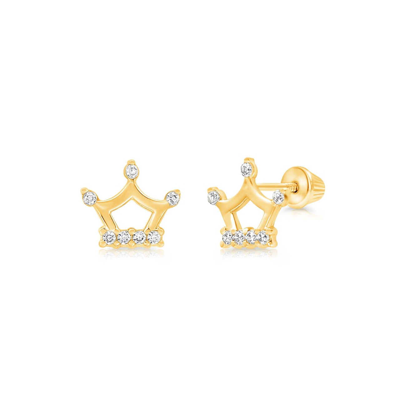 Tortoise Kids Gold Stud | Jewelry Online Shopping | Buy Gold Earrings