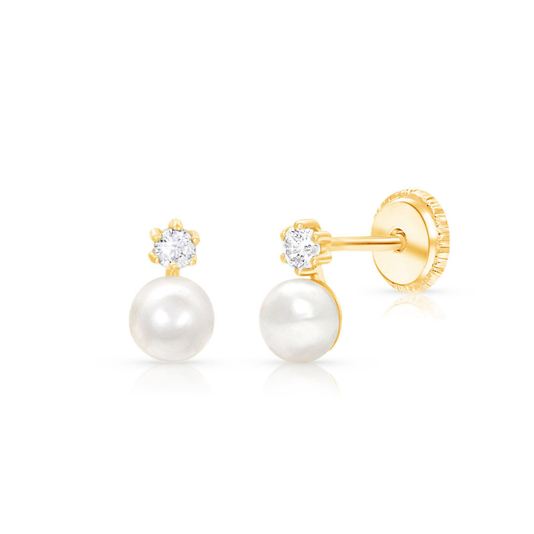 Baby Fresh Pearl Earrings