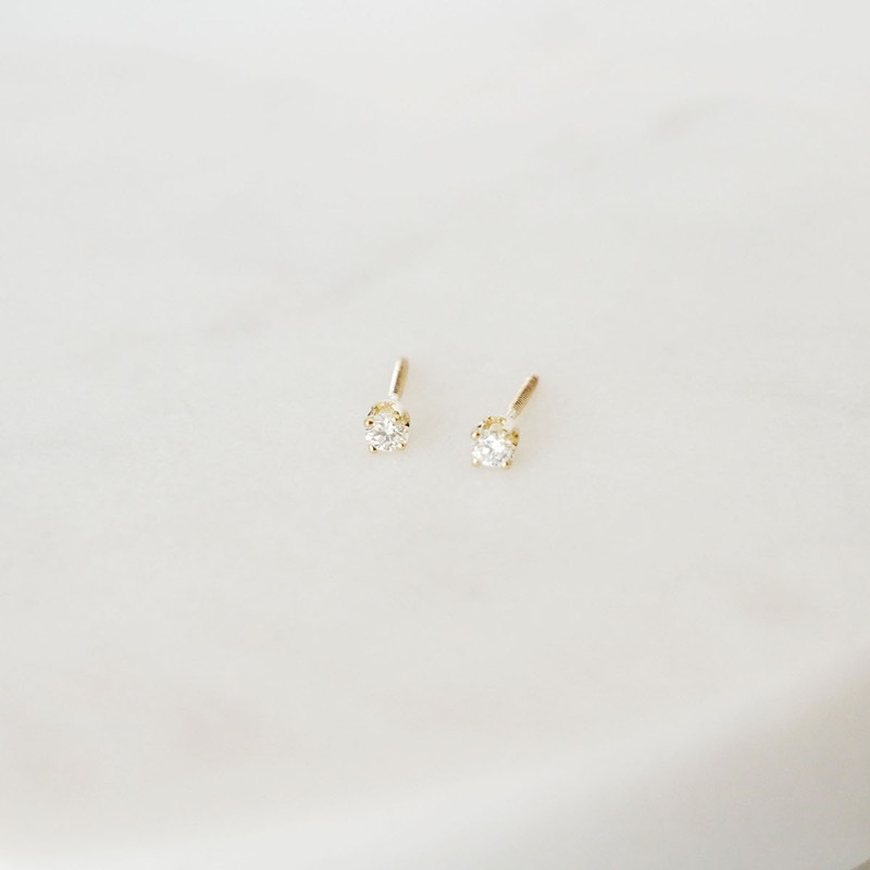 Children's 22k Gold Post Earrings | Baby Gold Earrings | Gold Palace