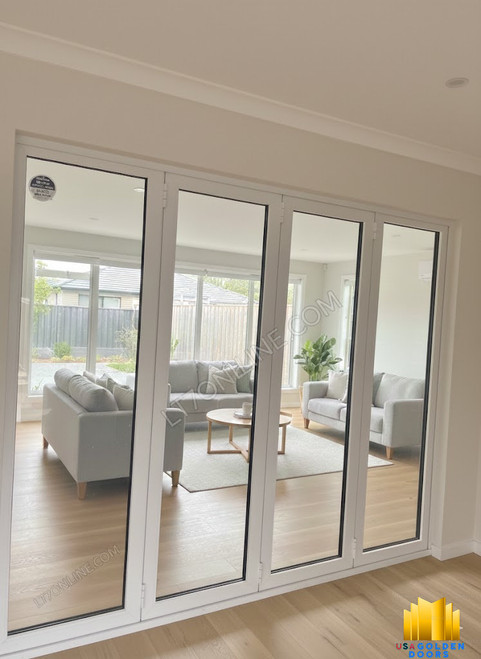 144" x 80" Custom Energy-Efficient Aluminum Bifold Door