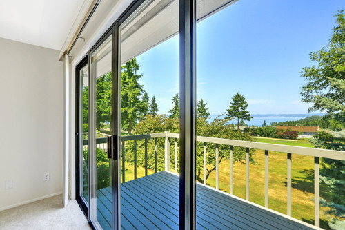 168"x80" custom energy-efficient aluminum sliding doors