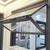 54"x36" custom energy-efficient aluminum folding up window