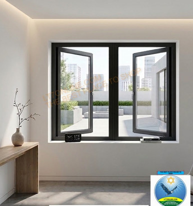 Aluminium Casement Window 72 X 48 Double Panel - Premium Quality