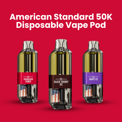 American Standard 50K Vape Pod American Standard 50K Disposable Vape Pod