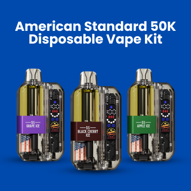 American Standard 50K Vape Kit American Standard 50K Disposable Vape Kit