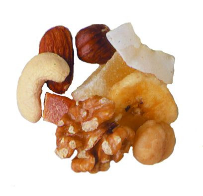 Hawaiian Mix - No Salt (Pineapple, Dates, Papaya, Coconut, Walnuts, Peanuts, Almonds, Filberts, Raw Cashews, Macadamia Nuts)