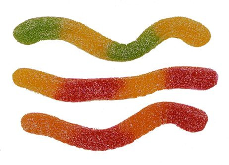 Gummi Sour Worms