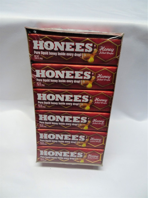 HONEES HONEY-FILLED DROPS (Honey / Milk & Honey / Honey Menthol Eucalyptus / Honey Lemon Menthol Eucalyptus)