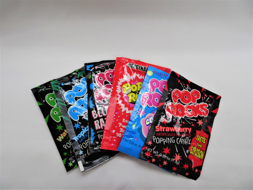 POP ROCKS (Cotton Candy / Blue Raspberry / Tropical Punch / Strawberry / Cherry / Watermelon / Grape / Apple)